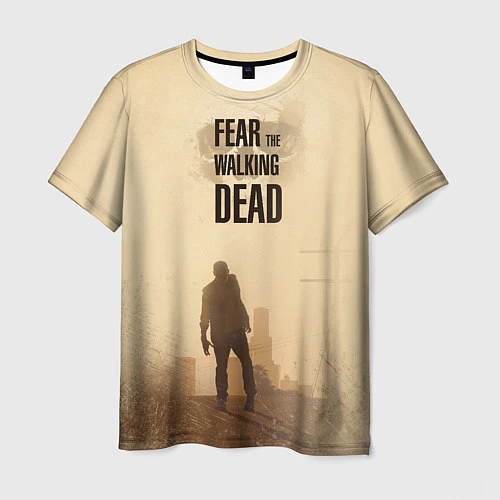 Мужская футболка FtWD: Walking Zombie / 3D-принт – фото 1