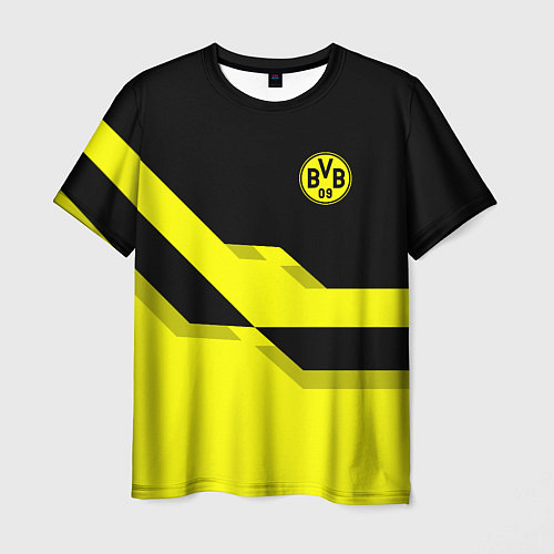 Мужская футболка BVB FC: Yellow style / 3D-принт – фото 1