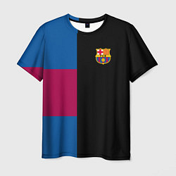Футболка мужская Barcelona FC: Black style, цвет: 3D-принт