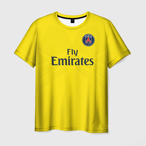 Мужская футболка PSG FC: Neymar Away 17/18 / 3D-принт – фото 1