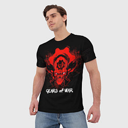 Футболка мужская Gears of War: Red Skull, цвет: 3D-принт — фото 2