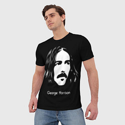 Футболка мужская George Harrison: Mono, цвет: 3D-принт — фото 2