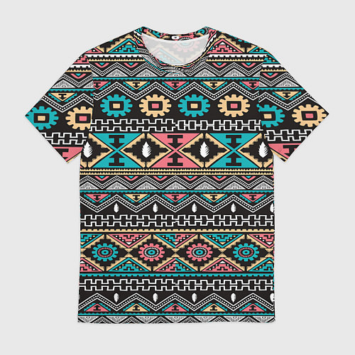 Мужская футболка Греческий орнамент / 3D-принт – фото 1