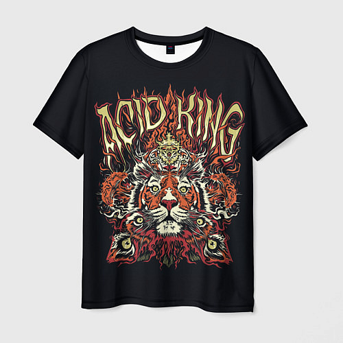 Мужская футболка Acid King: Lion / 3D-принт – фото 1