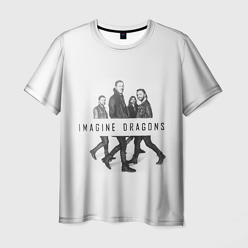 Мужская футболка Imagine Dragons: White / 3D-принт – фото 1