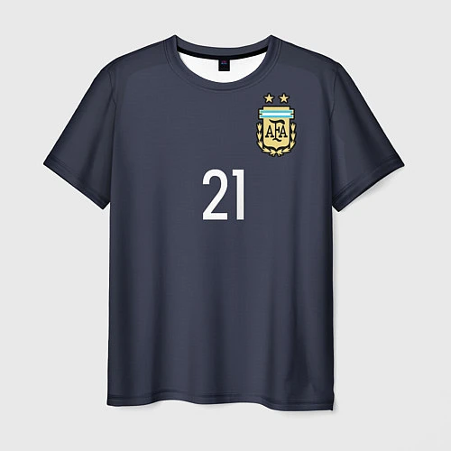 Мужская футболка Сборная Аргентины: Диабола ЧМ-2018 / 3D-принт – фото 1