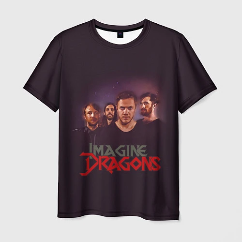 Мужская футболка Группа Imagine Dragons / 3D-принт – фото 1