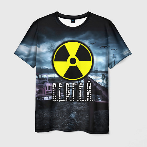 Мужская футболка S.T.A.L.K.E.R: Сергей / 3D-принт – фото 1