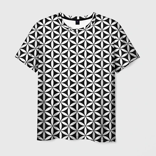 Мужская футболка Цветок Жизни / 3D-принт – фото 1