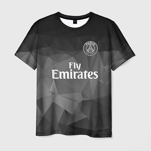 Мужская футболка PSG FC: Polygons 2018 / 3D-принт – фото 1