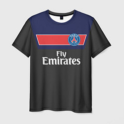 Футболка мужская FC PSG: Fly Emirates, цвет: 3D-принт