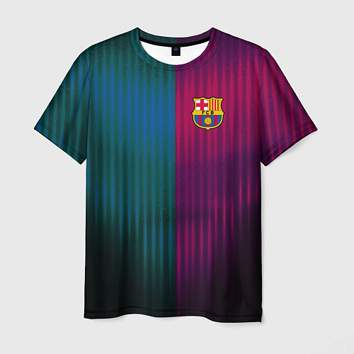 Мужская футболка Barcelona FC: Abstract 2018 / 3D-принт – фото 1