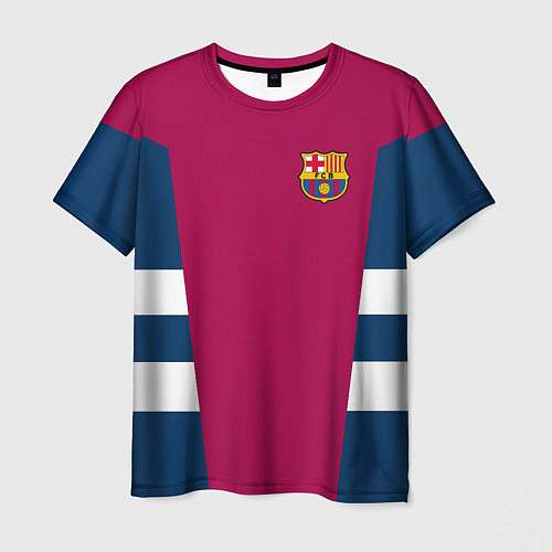 Мужская футболка Barcelona FC: Vintage 2018 / 3D-принт – фото 1