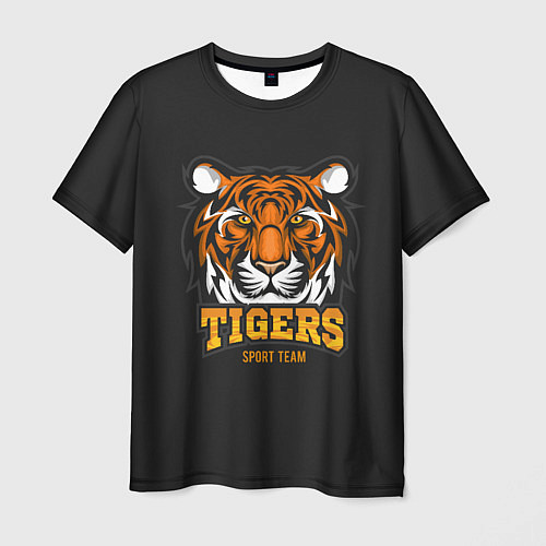 Мужская футболка TIGERS(SPORT TEAM) / 3D-принт – фото 1