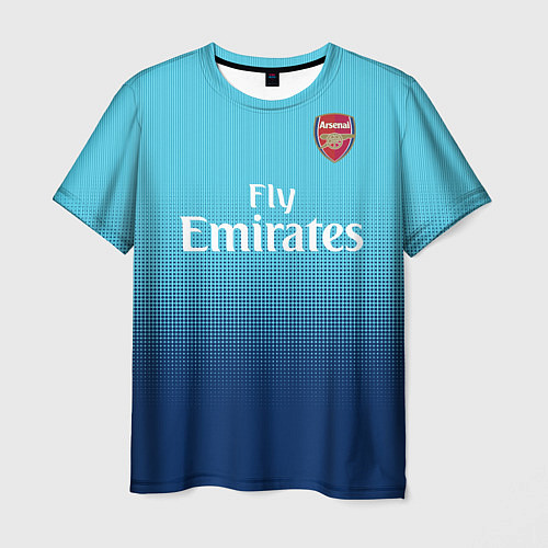Мужская футболка Arsenal FC: Ozil Blue Away 17/18 / 3D-принт – фото 1