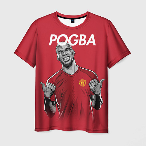 Мужская футболка FC MU: Pogba / 3D-принт – фото 1