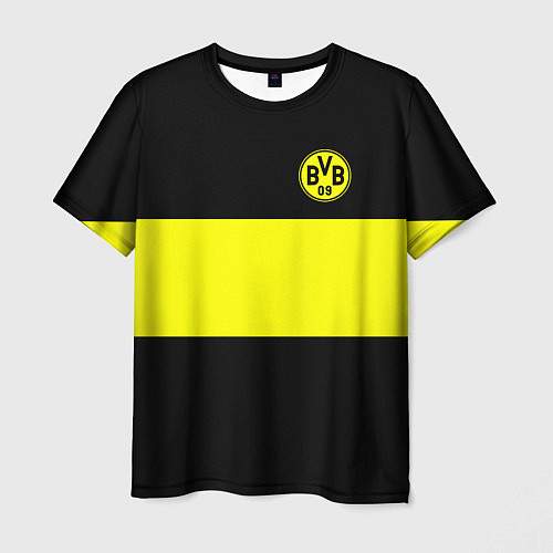 Мужская футболка Borussia 2018 Black and Yellow / 3D-принт – фото 1