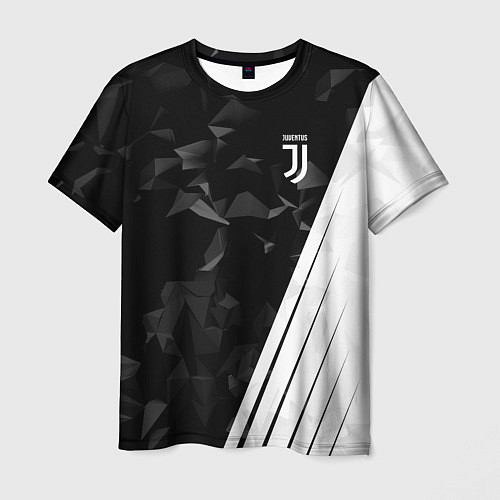 Мужская футболка FC Juventus: Abstract / 3D-принт – фото 1