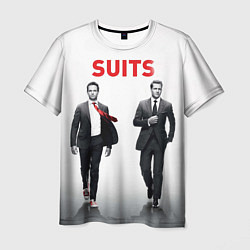 Футболка мужская Suits, цвет: 3D-принт