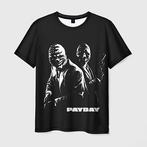 Мужская футболка Payday / 3D-принт – фото 1