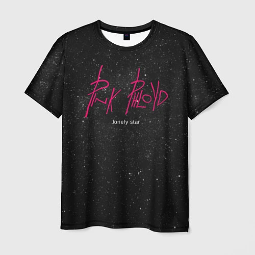 Мужская футболка Pink Phloyd: Lonely star / 3D-принт – фото 1