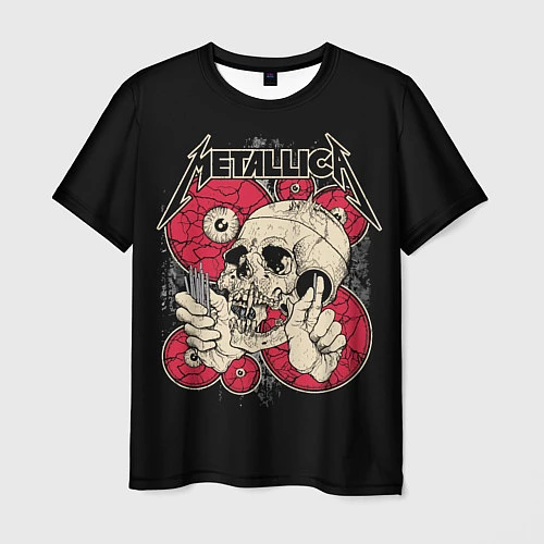 Мужская футболка Metallica Skull / 3D-принт – фото 1