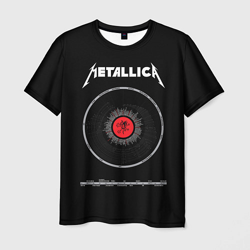 Мужская футболка Metallica Vinyl / 3D-принт – фото 1