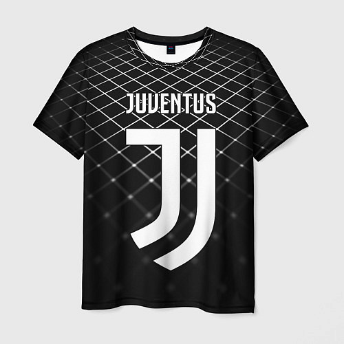 Мужская футболка FC Juventus: Black Lines / 3D-принт – фото 1