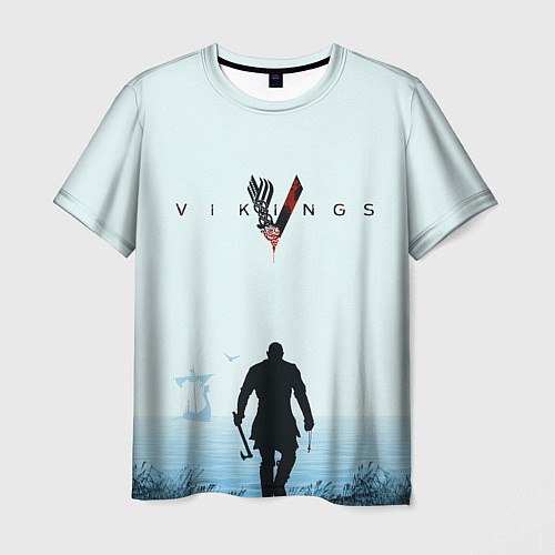 Мужская футболка Vikings / 3D-принт – фото 1