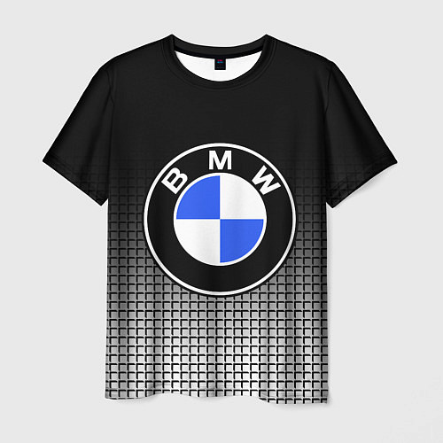 Мужская футболка BMW 2018 Black and White IV / 3D-принт – фото 1