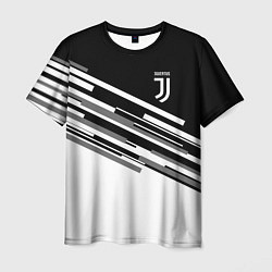 Футболка мужская FC Juventus: B&W Line, цвет: 3D-принт