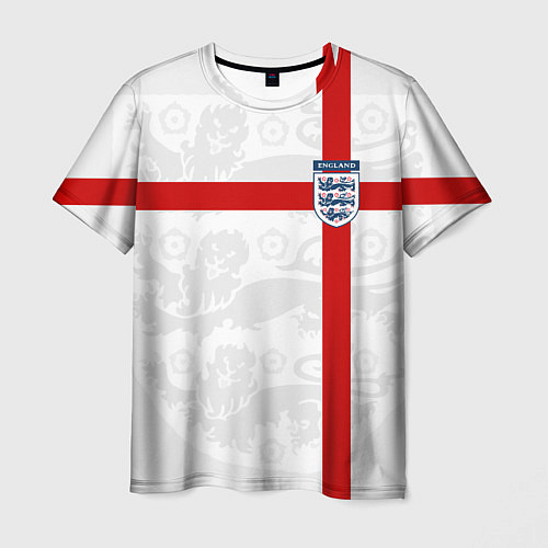 Мужская футболка Сборная Англии / 3D-принт – фото 1
