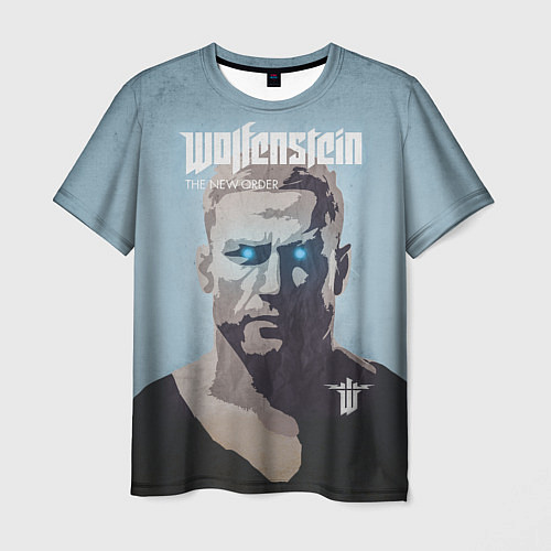 Мужская футболка Wolfenstein: William Blaskovitz / 3D-принт – фото 1