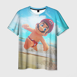 Футболка мужская Super Mario Summer Odyssey, цвет: 3D-принт