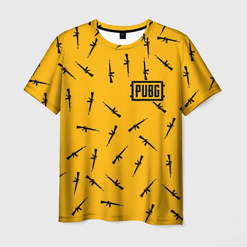 Мужская футболка PUBG: Yellow Weapon / 3D-принт – фото 1