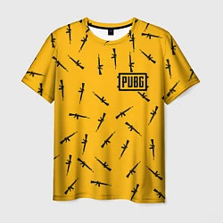 Футболка мужская PUBG: Yellow Weapon, цвет: 3D-принт