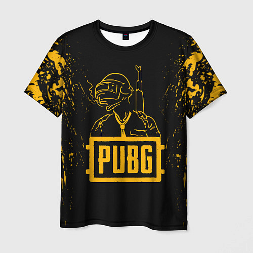 Мужская футболка PUBG: Black Soldier / 3D-принт – фото 1