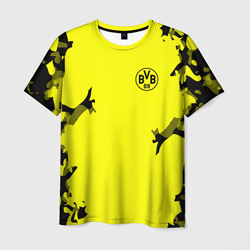 Мужская футболка FC Borussia Dortmund: Yellow Original / 3D-принт – фото 1