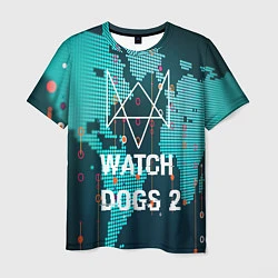 Футболка мужская Watch Dogs 2: Network Hack, цвет: 3D-принт