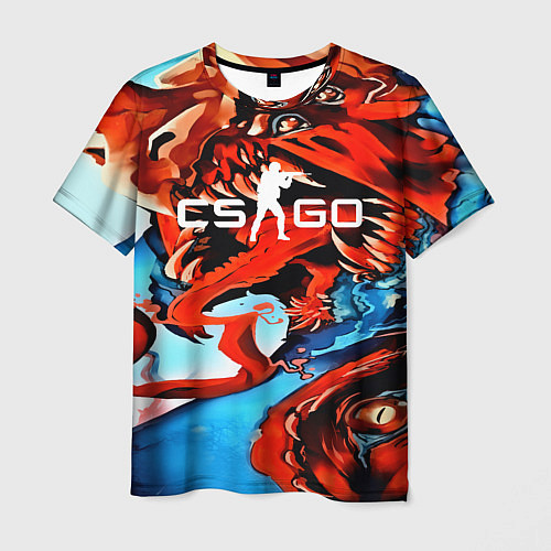 Мужская футболка CS:GO Beast Rage / 3D-принт – фото 1