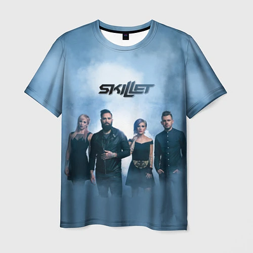 Мужская футболка Skillet: Smoke / 3D-принт – фото 1