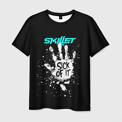 Мужская футболка Skillet: Sick of it / 3D-принт – фото 1