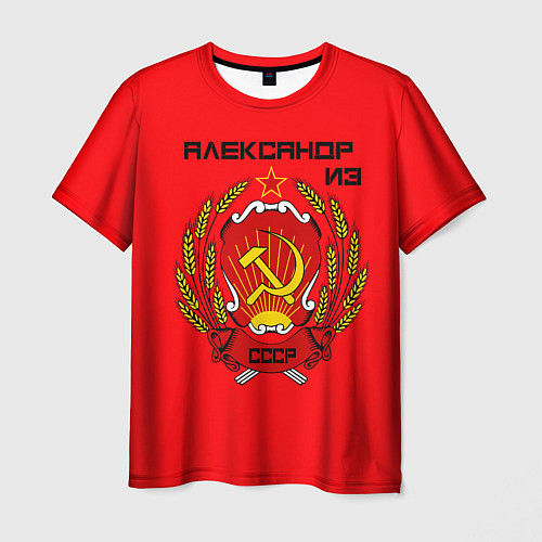 Мужская футболка Александр из СССР / 3D-принт – фото 1