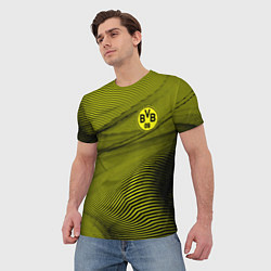Футболка мужская FC Borussia Sport, цвет: 3D-принт — фото 2