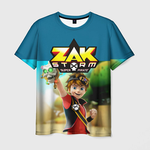 Мужская футболка Zak Storm / 3D-принт – фото 1