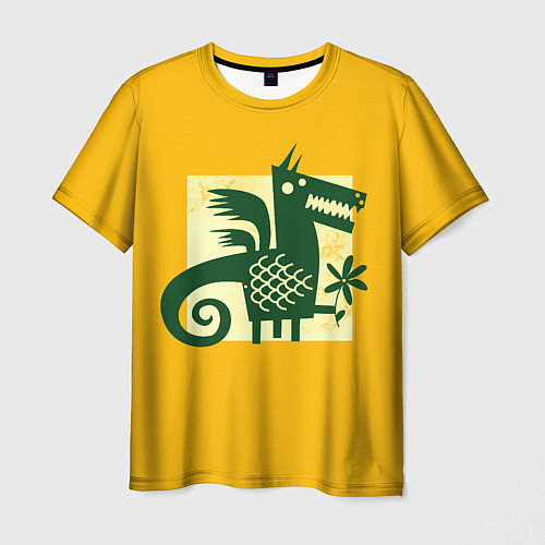 Мужская футболка Сказочный дракон / 3D-принт – фото 1