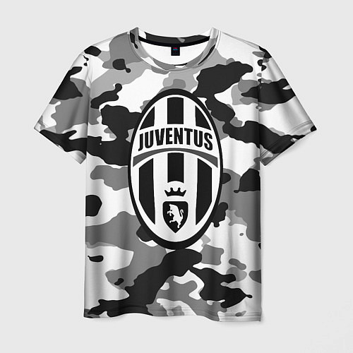 Мужская футболка FC Juventus: Camouflage / 3D-принт – фото 1