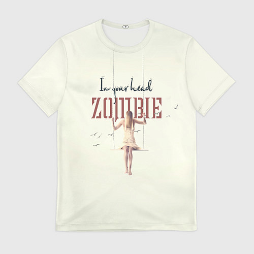 Мужская футболка In youe head Zombie / 3D-принт – фото 1