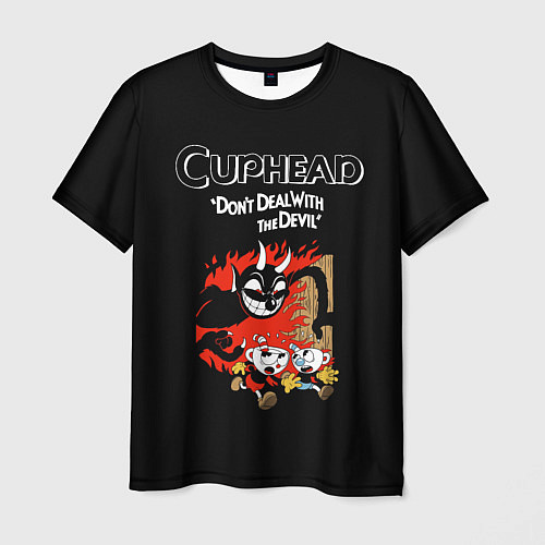 Мужская футболка Cuphead: Hell Devil / 3D-принт – фото 1