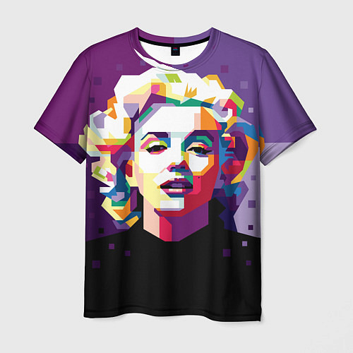 Мужская футболка Marilyn Monroe / 3D-принт – фото 1